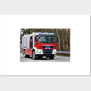 MAN TGM 18.340 4×4 Fire Fighter - Trucknology Days Posters and Art